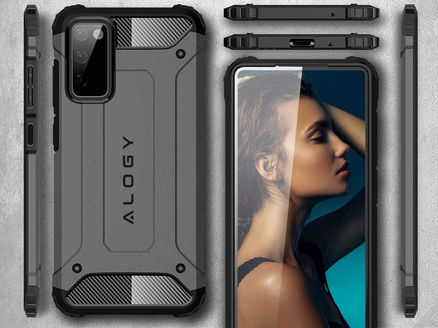 Etui na telefon Alogy Hard Armor do Samsung Galaxy S20 FE szare