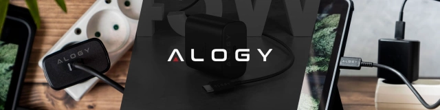 Alogy Ładowarka sieciowa USB-C typ C PD Premium szybka 45W 3A + Kabel Type-C 1M czarna