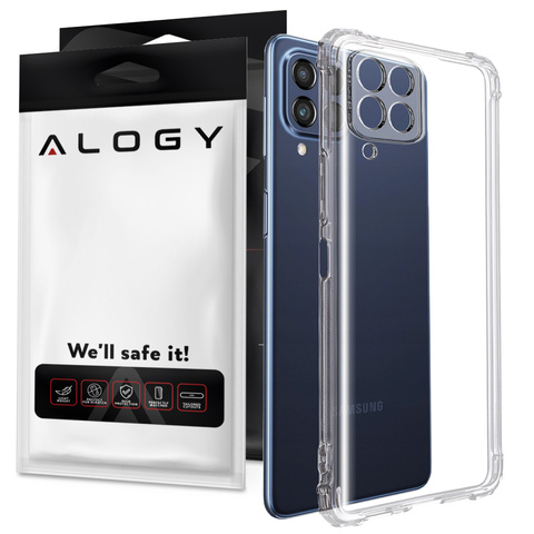 Alogy Etui na telefon pancerne ShockProof do Samsung Galaxy M53 5G Przezroczyste