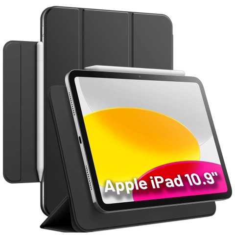 Etui magnetyczne 360 do Apple iPad 10 10.9” 2022 / iPad 11 A16 11” 2025 Alogy Magnetic 360 Case obudowa ochronna na tablet Czarne