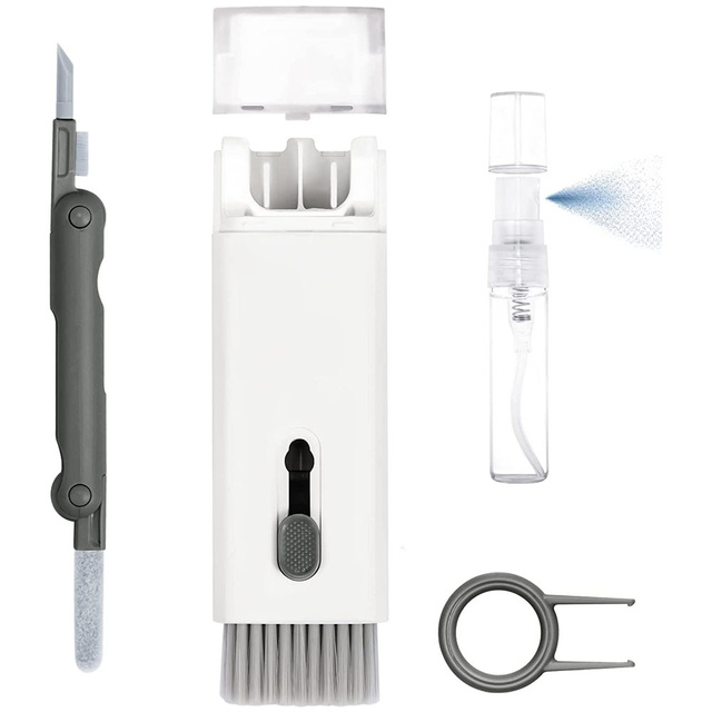Alogy 2w1 Ładowarka indukcyjna Qi do iPhone + AirPods 15W Szara