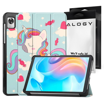Alogy Etui Book Cover do Samsung Galaxy Tab A8 2021 Jednorożec