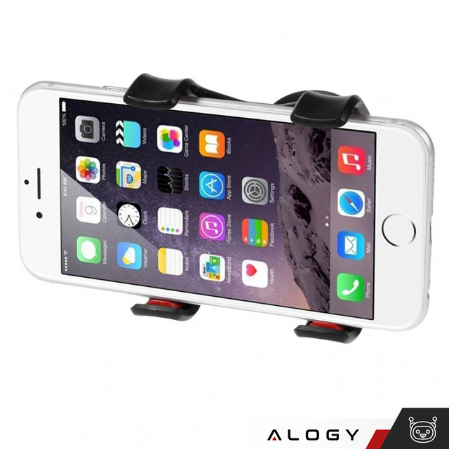 Alogy Uchwyt elastyczny do telefonu Flexible Arm Klips do biurka blatu giętkie ramię Czarny