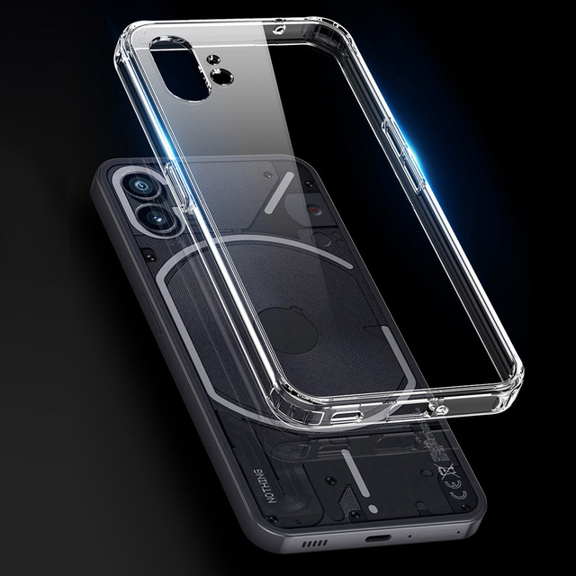 Alogy Etui ochronne na telefon obudowa Hybrid Case do Nothing Phone 1 Przezroczyste