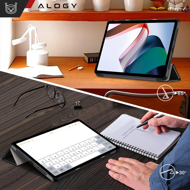 Etui na tablet do Xiaomi Redmi Pad SE 2023 11" obudowa ochronna z klapką Case Alogy Book Cover Czarne