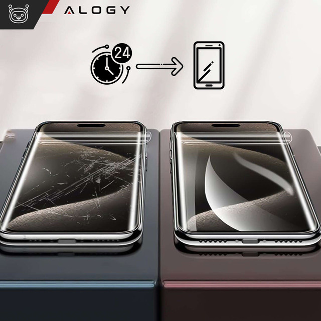 Folia Hydrożelowa do Google Pixel 8 Pro ochronna na telefon na ekran Alogy Hydrogel Film