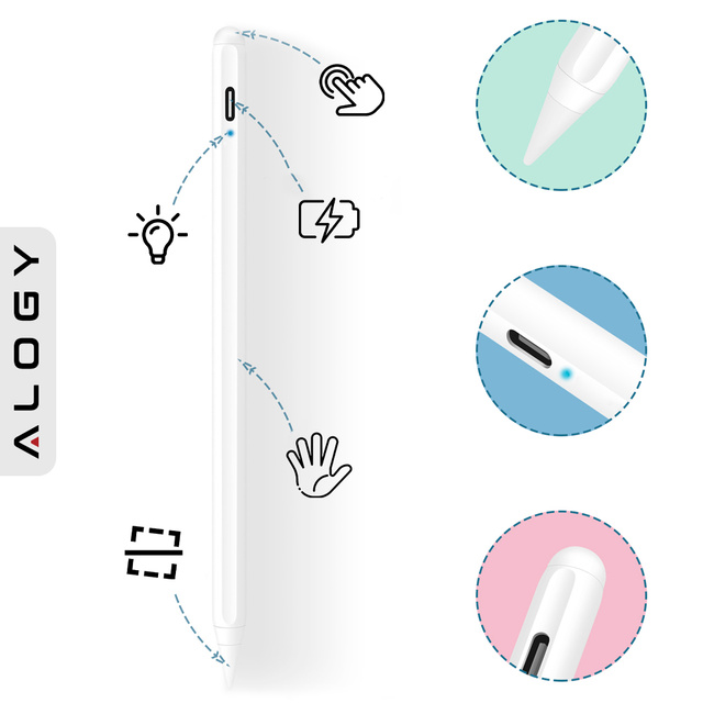 Alogy rysik do tabletu ekranu precyzyjny do Apple iPad Pro/ Air/ Mini