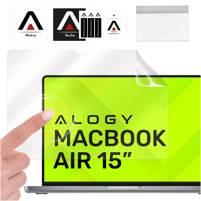 Alogy Screen Protect Film Folia ochronna Matowa na ekran do MacBook Air 15" 2023 z filtrem Anti Blue