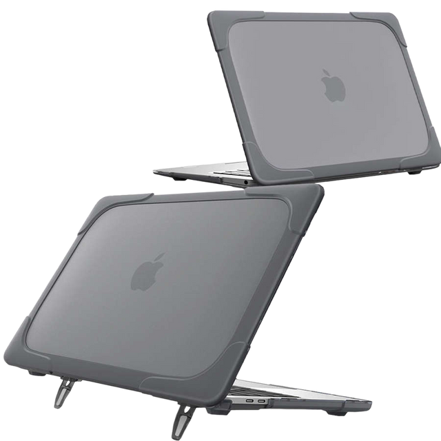 Alogy Hard Case Etui wstrząsoodporne z podstawką do Apple Macbook Air 13 M1