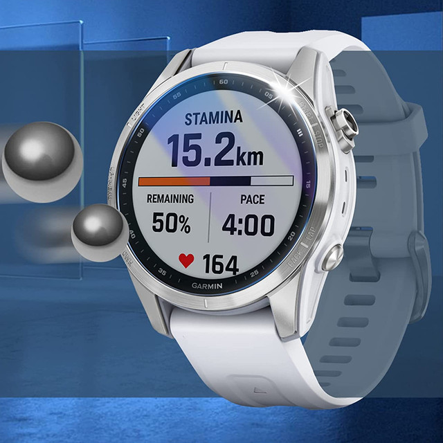 Alogy 2x Szkło ochronne do smartwatcha 9H do Garmin Fenix 7S