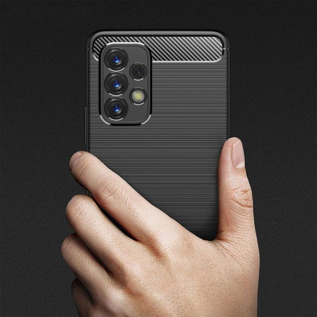 Etui na telefon do Samsung Galaxy A73/ A73 5G Alogy Rugged Armor obudowa TPU Carbon Black