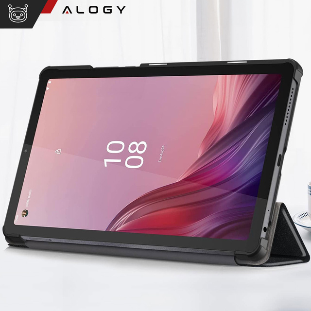 Alogy Etui na tablet Lenovo Tab M9 2023 9" TB310XU TB310FU Book Cover Case Czarne