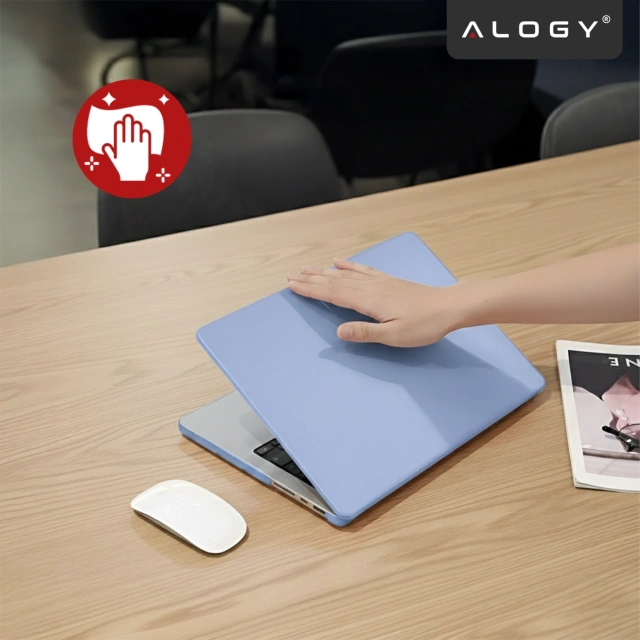 Etui do Apple Macbook Pro 14 2021-2024 (M1/M2/M3/M4) – elastyczna, matowa obudowa ochronna, lekka i odporna – Alogy AirGuard™ Lawendowy