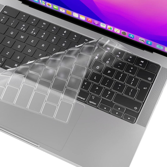Alogy Nakładka ochronna osłona na klawiaturę do Apple Macbook Air 13 2022 M2 A2681 Przezroczysta