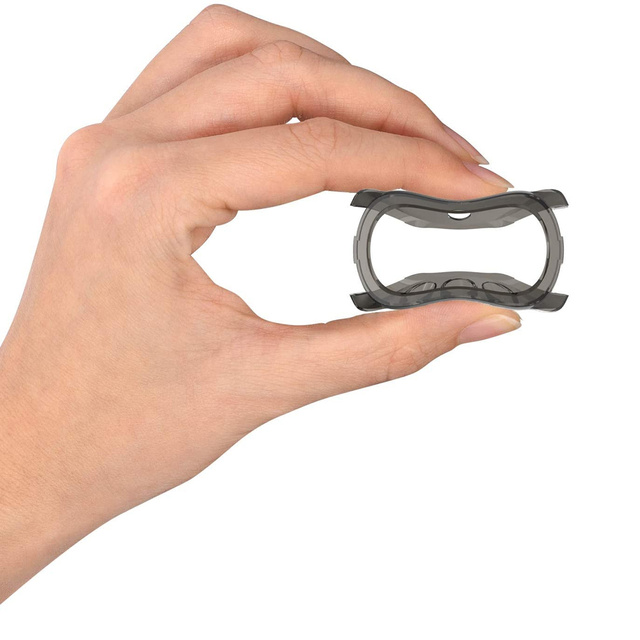 Alogy Etui silikonowe do smartwatcha case do Suunto 9 50 mm Czarne
