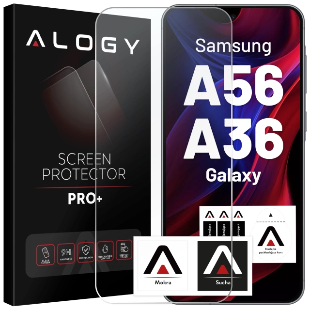 Szkło hartowane do Samsung Galaxy A56/A36 ochronne szkiełko na ekran 9H Alogy Heavy Pro+™️