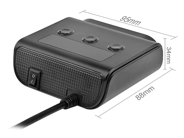 Alogy Rozdzielacz samochodowy adapter do zapalniczki 12V-24V 
