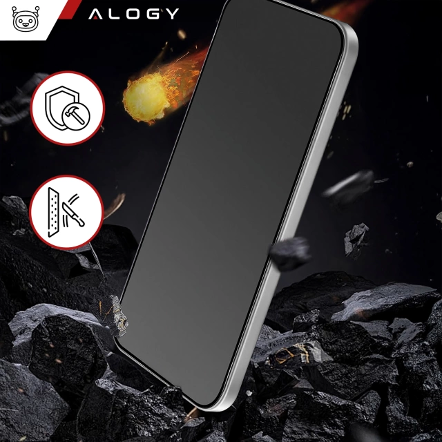 Szkło hartowane Prywatyzujące do Samsung Galaxy S23 matowa ochrona na ekran Alogy Privacy Glass