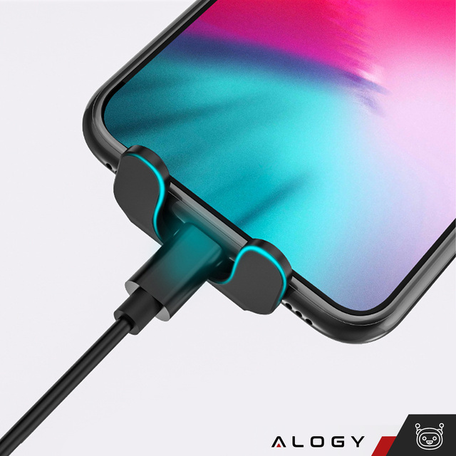 Alogy Uchwyt samochodowy Fast Wireless Charging Car Holder z Ładowarką Qi indukcyjną 15W do auta na kratkę