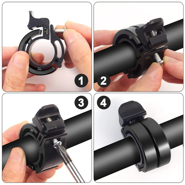 Dzwonek rowerowy Alogy Metal Bell ze stopu aluminium na rower na kierownicę
