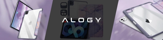 Etui hybrydowe z miejscem na rysik do Apple iPad Air 11" gen 7/6/5/4 | iPad Pro 11" 2018 Alogy Hybrid Book Cover Case Marble Fioletowe