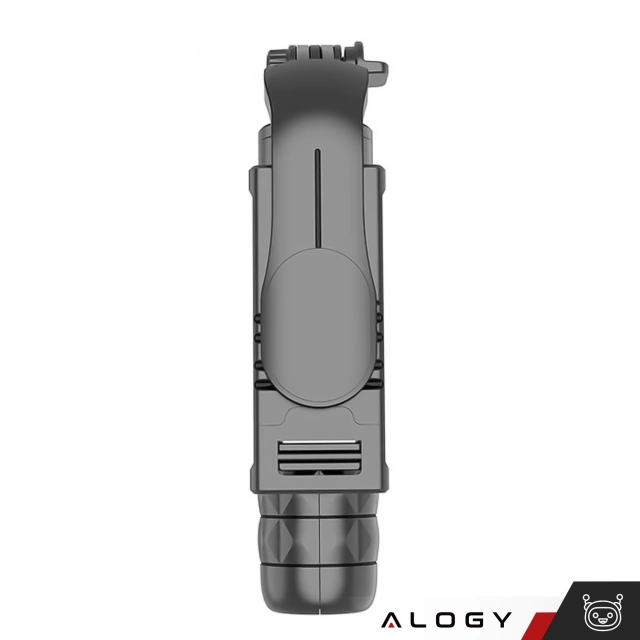 Alogy Selfie stick Tripod Bluetooth uchwyt do telefonu kijek statyw Czarny