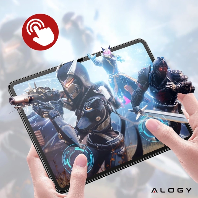 Matowe Szkło hartowane do Apple iPad 10.9 2022/2025 10/11 GEN Alogy Matte Paper-Like Screen Protector z zestawem montażowym