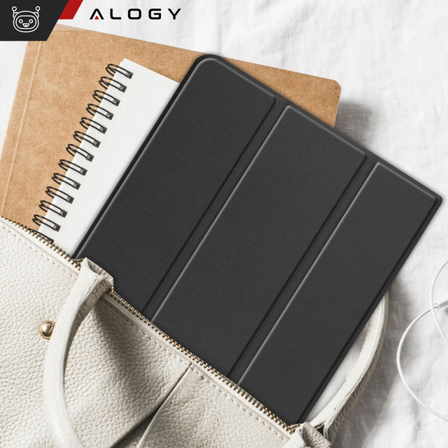 Alogy Etui na tablet Lenovo Tab M9 2023 9" TB310XU TB310FU Book Cover Case Czarne