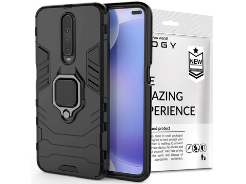 Alogy Etui na telefon Stand Ring Armor do Xiaomi Poco X2 czarne