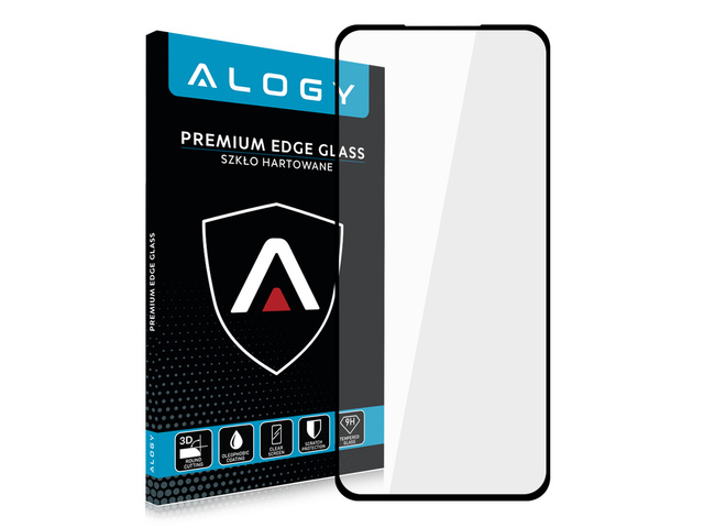 Alogy Szkło na ekran Full Glue CF do Poco M3 Pro 5G/ Redmi Note 10 5G Czarne