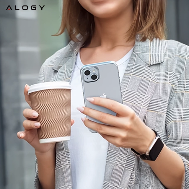 Etui pancerne obudowa Alogy Hybrid Case do Apple iPhone 13/14 Przezroczyste