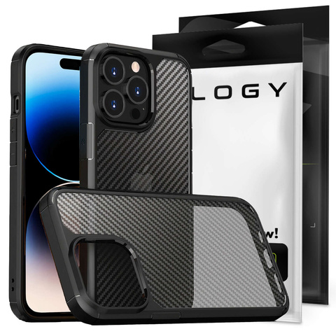 Alogy Etui ochronne na telefon Alogy Techsuit CarbonFuse obudowa do Apple iPhone 14 Pro Max Black