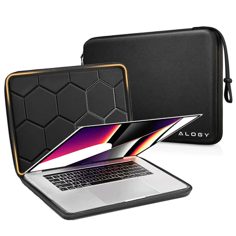 Alogy Hard Foam Bag Torba na laptopa, MacBooka Air Pro 13.3" etui ochronne do laptopów 13-14" Czarna