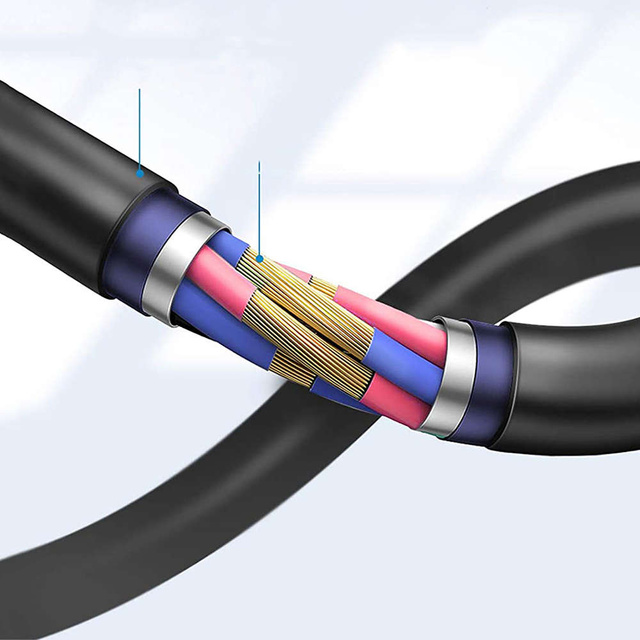 Alogy Kabel do okularów VR przewód USB do USB Type-C 5m do Oculus Link Quest 1 2 Czarny