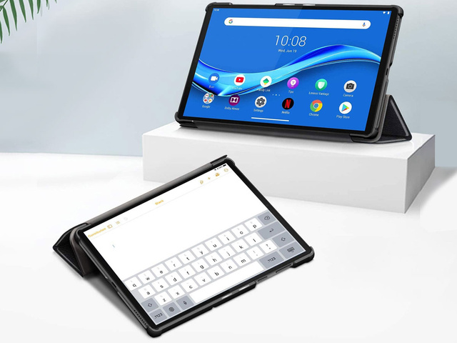 Alogy Etui do tabletu Smart Book do Lenovo M10 Gen 2 TB-X306  Czarny