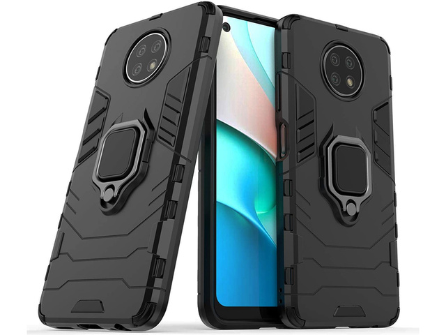 Alogy Etui na telefon Stand Ring Armor do Xiaomi Redmi Note 9T/ 9T 5G czarne
