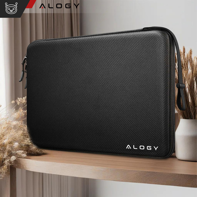 Alogy Hard Foam Bag Torba na laptopa, MacBooka Air Pro 13.3" etui ochronne do laptopów 13-14" Czarna