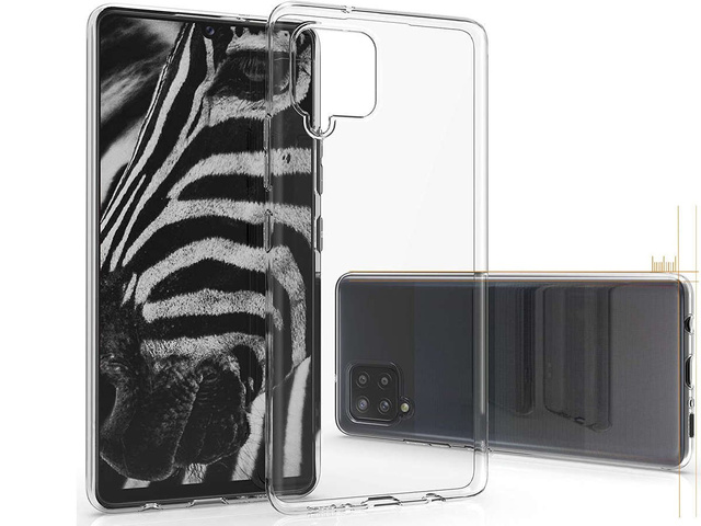 Etui na telefon silikonowe do Samsung Galaxy A42 5G silikonowe przezroczyste
