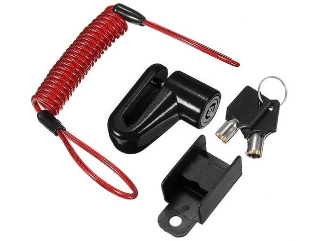 Zapięcie blokada do koła hulajnogi / roweru / motocylku zamek Alogy