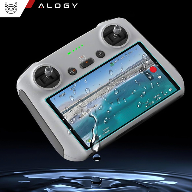 Alogy Screen Protector PRO+ 2x Szkło hartowane do DJI RC / DJI RC 2 - DJI Mini 4 Pro / Air 3 na ekran drona 