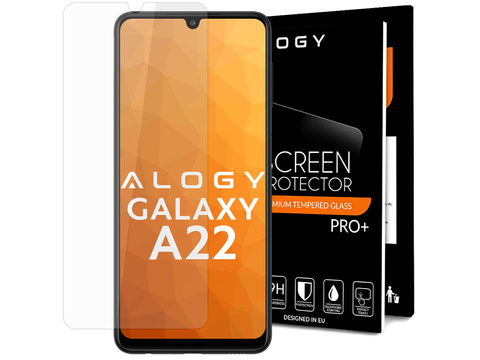 Alogy Szkło hartowane do telefonu na ekran do Samsung Galaxy A22 4G
