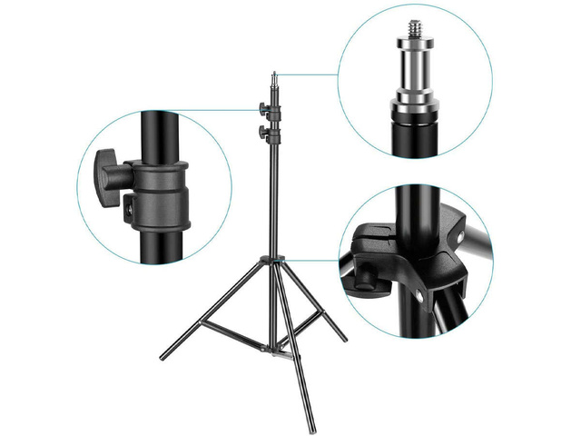 Alogy Statyw do lampy kosmetycznej / aparatu / telefonu 1/4 cala