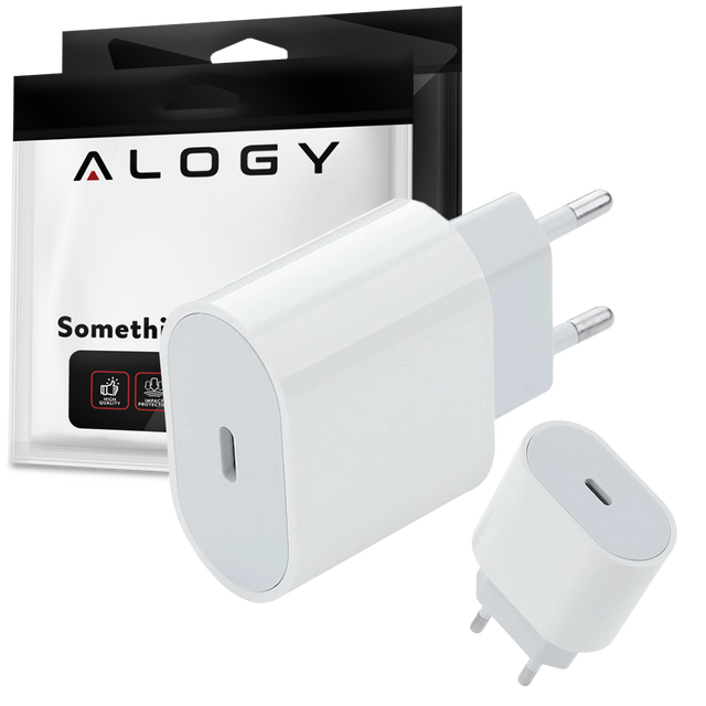 Alogy Ładowarka sieciowa szybka USB-C PD 20W Biała
