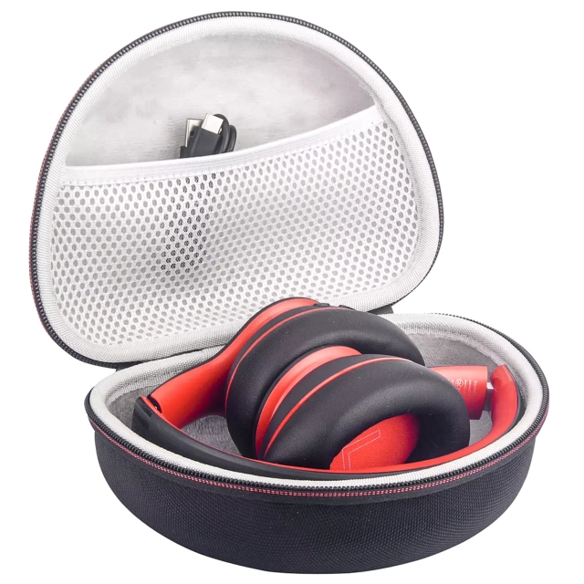 Etui ochronne na słuchawki do JBL Tune 600/510/500/460/450 Alogy Hard Case obudowa ochronna na zamek Czarne