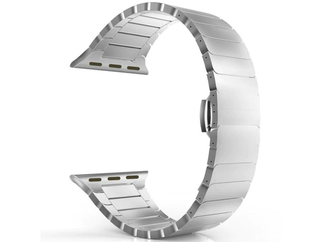 Alogy Bransoleta do smartwatcha Stainless Steel do Apple Watch 38/40/41mm Srebrna