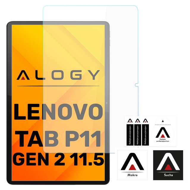 Alogy Screen Protector Pro+ Szkło hartowane do Lenovo Tab P11 2gen 11.5 TB-350FU, TB-350XU