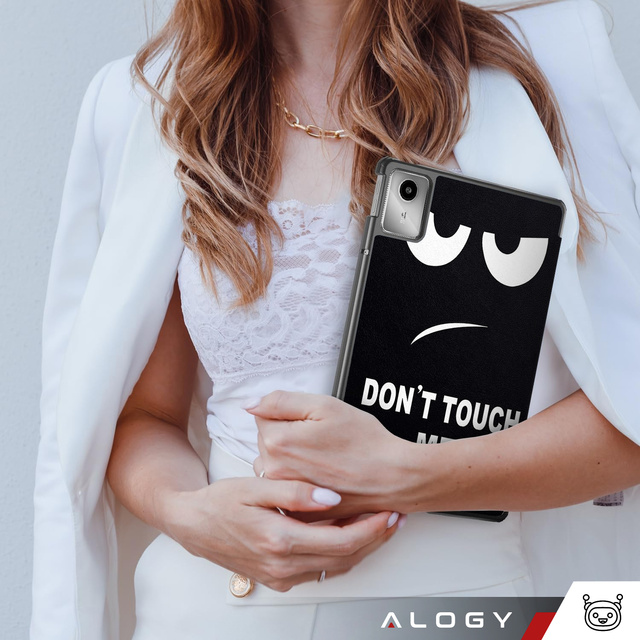Etui do Lenovo Tab K11 / K11E 11” M11 10.95" TB330FU / TB330XU / TB331FC obudowa na tablet Case Alogy Book Cover Don't Touch me + Szkło + Rysik
