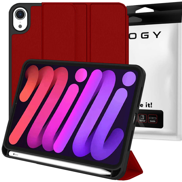 Alogy Etui na tablet Smart Pencil Case do Apple iPad Mini 6 2021 Czerwone