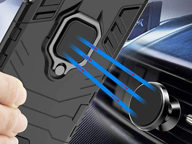 Alogy Etui na telefon Stand Ring Armor do Samsung Galaxy M51 czarne