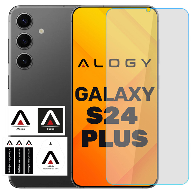Alogy Screen Protector Pro+ 9H Szkło hartowane do Samsung Galaxy S24+ Plus na ekran